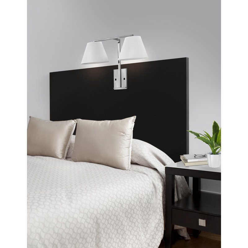 Confident Collection Plug-in Armed Sconce