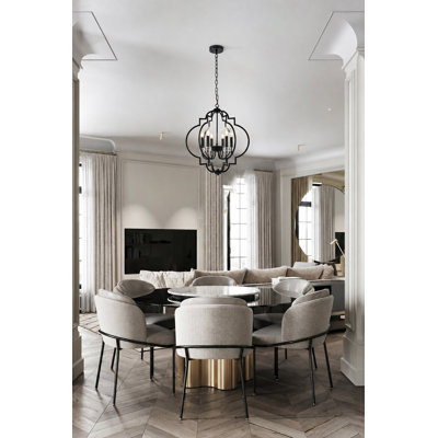 Lustre en cristal 6 lumières Jakayla