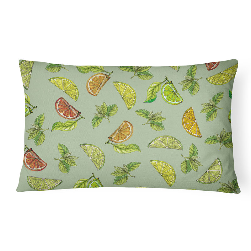 Citron, citron vert et coussin lombaire, Vert