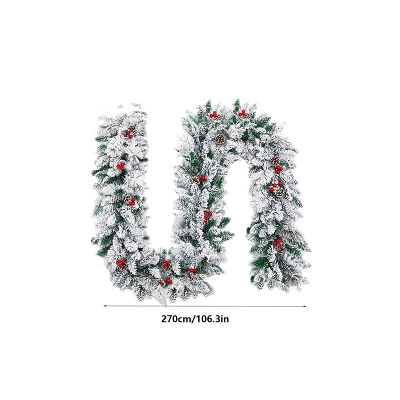 8,86 pi de Noël Guirlande Norfolk