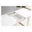 Table de salle à manger avec pieds en métal 55,11 "- 70,86"-1377932709-1377932711
