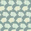 Coastal Fish - Tropical Green Wallpaper