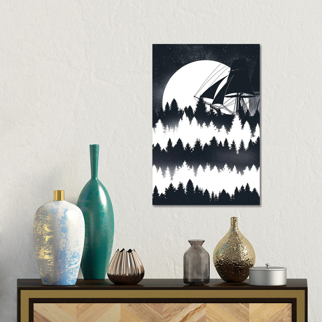 Forest Wave von Tobias Fonseca - Giclée auf Leinwand ohne Rahmen