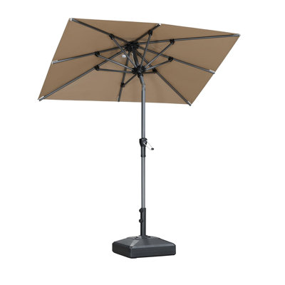 cantilever patio umbrellas replacement Aoodor 10'x10' Cantilever Umbrella Replacement Canopy for 8 Ribs Square Offset Umbrella