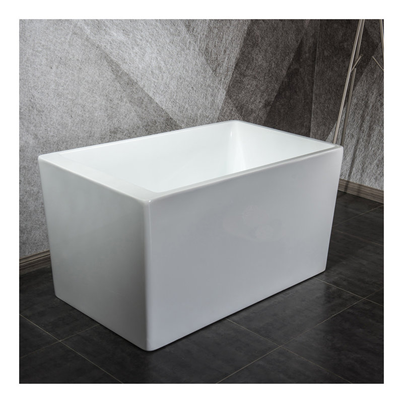 Baignoire de trempage autoportante en acrylique Flatbottom