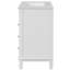 Meuble-lavabo de 30 po avec lavabo en céramique, deux tiroirs et tablette réglable - Rangement pratique pour les petits articles essentiels-2043356335