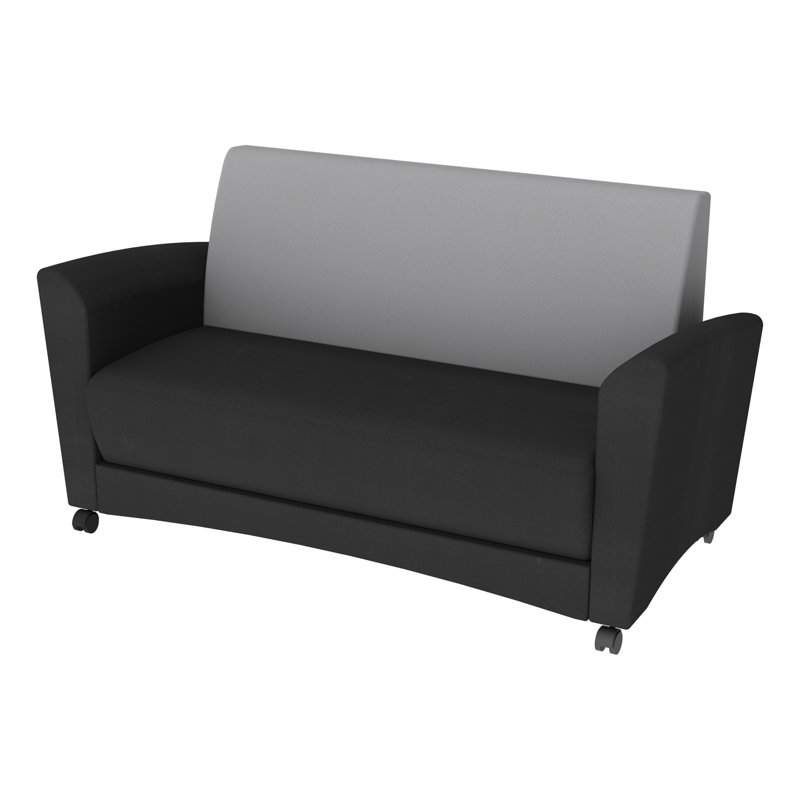 Canapé rembourré Pro Series, Noir / gris