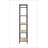 Antique Oak & Sandy Gray Finish Bookshelf