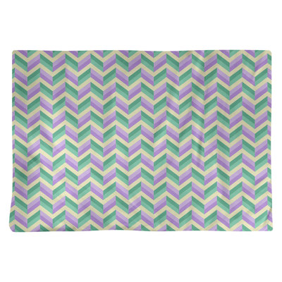 Napperon en coton 18 po chevrons
