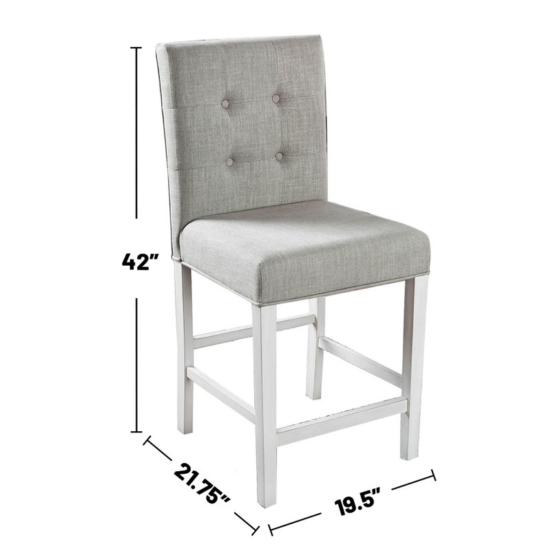 Nazli Upholstered Counter Stool