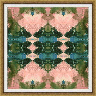 Peacock Kaleidoscope 4 Print