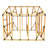10 Ft X 10 FT DIY Chicken Coop & Run Kit For Up to 22 Chickens