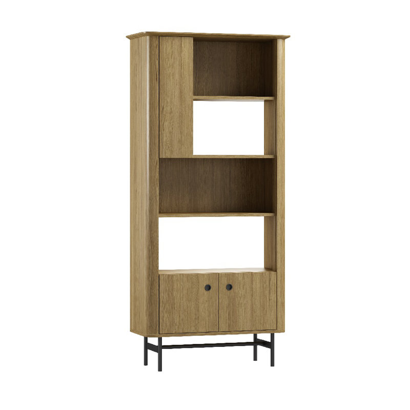 Hermogenes 195.5cm H x 92cm W Steel Standard Bookcase