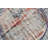 Round Red Turkish Oushak Accent Rug Ideal for Office and Entry Areas