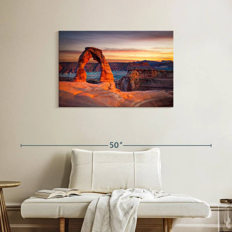 Alvord Delicate Arch In Utah, H 24 po x l 36 po