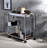 Lisses Chrome Finish Serving Cart