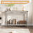 43 Inch Console Table with 2 Drawers & 2-Tier Storage for Entryway, Hallway, Living Room-70617285