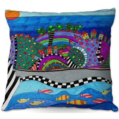 Patchwork Reversible Throw Pillow