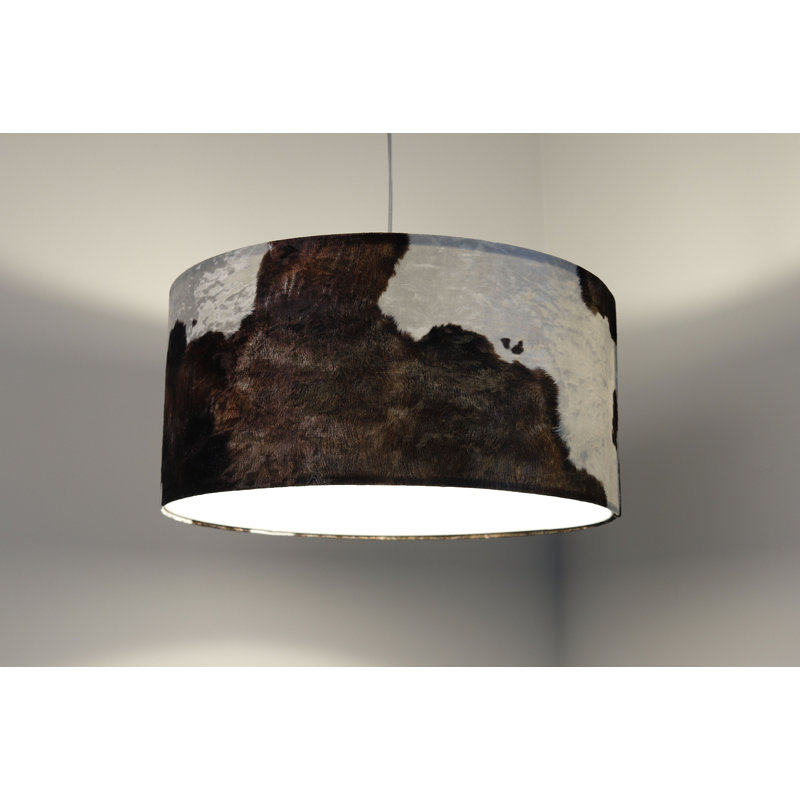 Reza 1 - Light Yes Drum Pendant, 112cm H x 30cm W x 60cm D