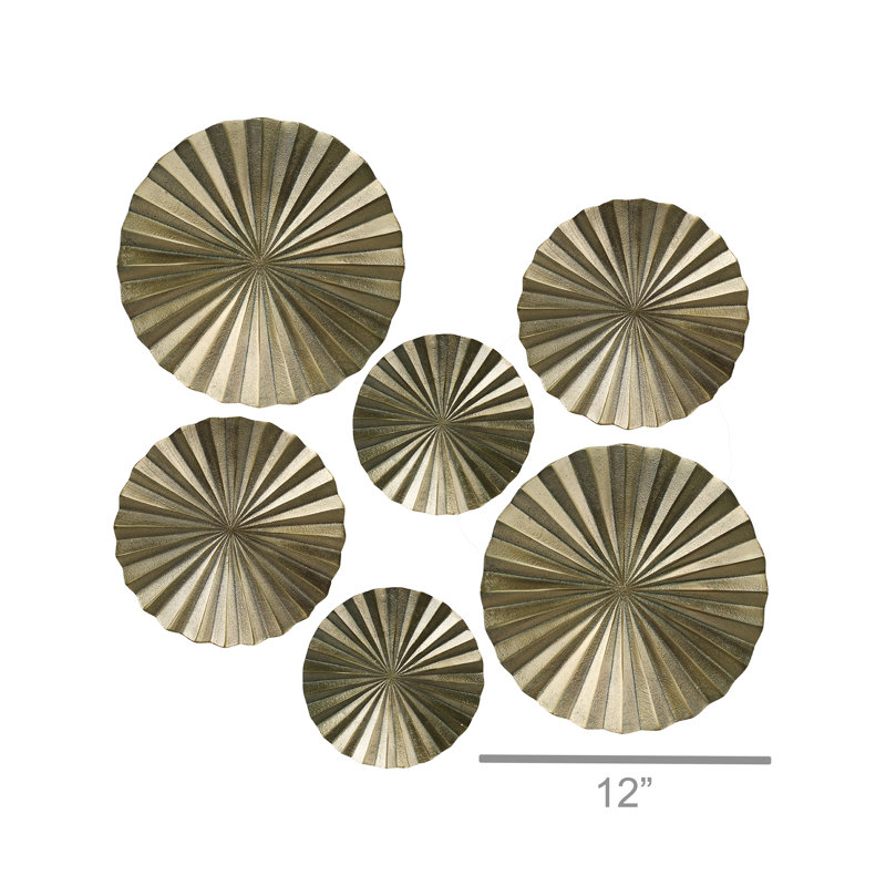 Ensemble d'art mural Glam Sunburst Radial