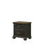 1pc Table de chevet 2 tiroirs Traditional
