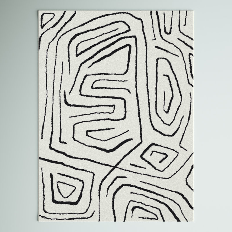 Arlington Abstract Indoor Rug, Rectangle 7'10" x 10'
