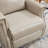 34.8"W Manual Recliner with Heat and 8-point Massage function, vintage design, with pockets-1767966238