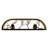 Rustic Lodge Flush Mounted Sconce