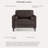 Garren 39.8" Square Arm Tufted Club Chair-123819809