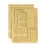 Willow 6 Pieces Towel Set – 100% Combed Cotton, Premium Quality 630 GSM, Yellow, Ultra-Soft & Highly Absorbent (2 Bath, 2 Hand, 2 Wash Towels set)-50988663-50988670