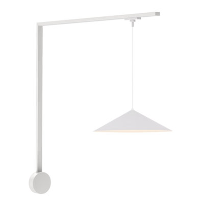 Luiz 1 Light Black dimmable 4000K LED Trilo Track Wall Kit