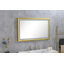 Miroir de salle de bain mural à DEL à intensité variable