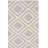 Brianna Hand Woven Flat Weave Wool/Cotton Geometric Rug in Gray/Ivory-17137190