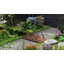 Passerelle de jardin en bois Outsunny
