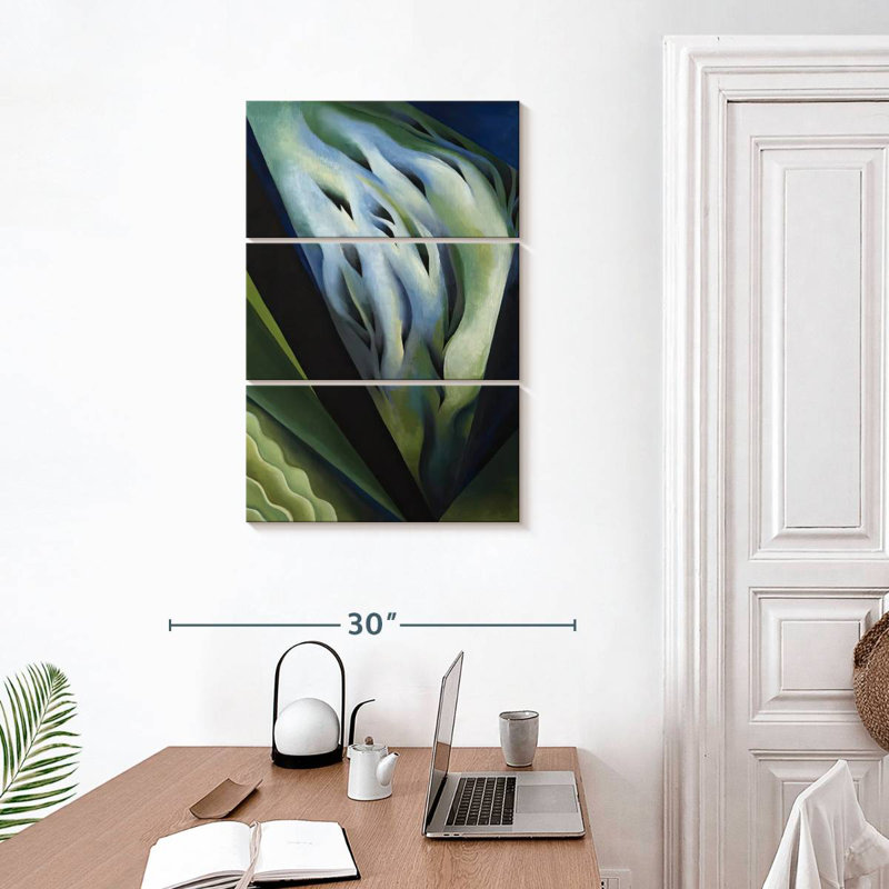 Blue And Green Music, H 32" x l 20"