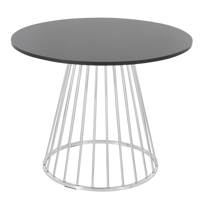 Table de salle à manger Canary Margaret-Beres, Silver, Noir