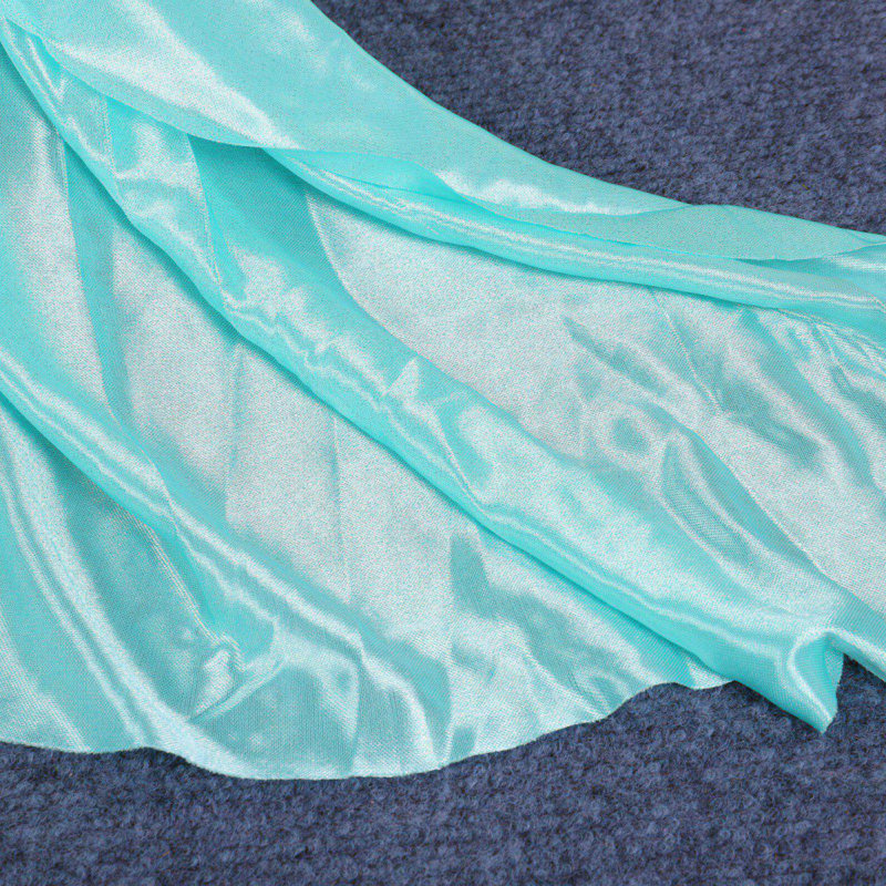 1 jupe de table en tulle 100X75cm, Turquoise