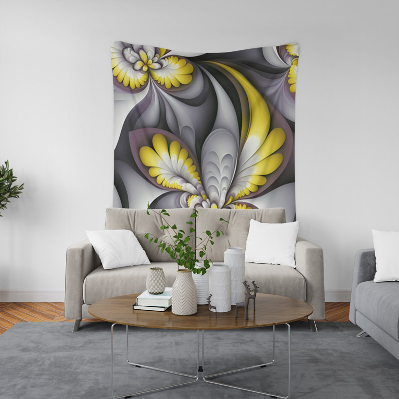 Tapisserie murale, H 60 po x l 51 po x P 0,5 po