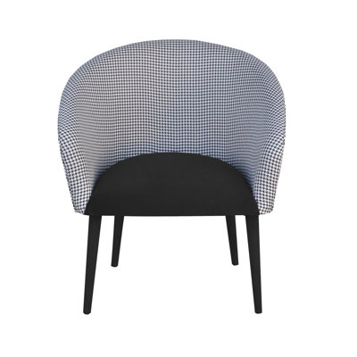 Plum Upholstered Barrel Chair