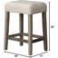 Table de bar en bois massif 3 pièces avec prise électrique et 2 ports USB Transitional