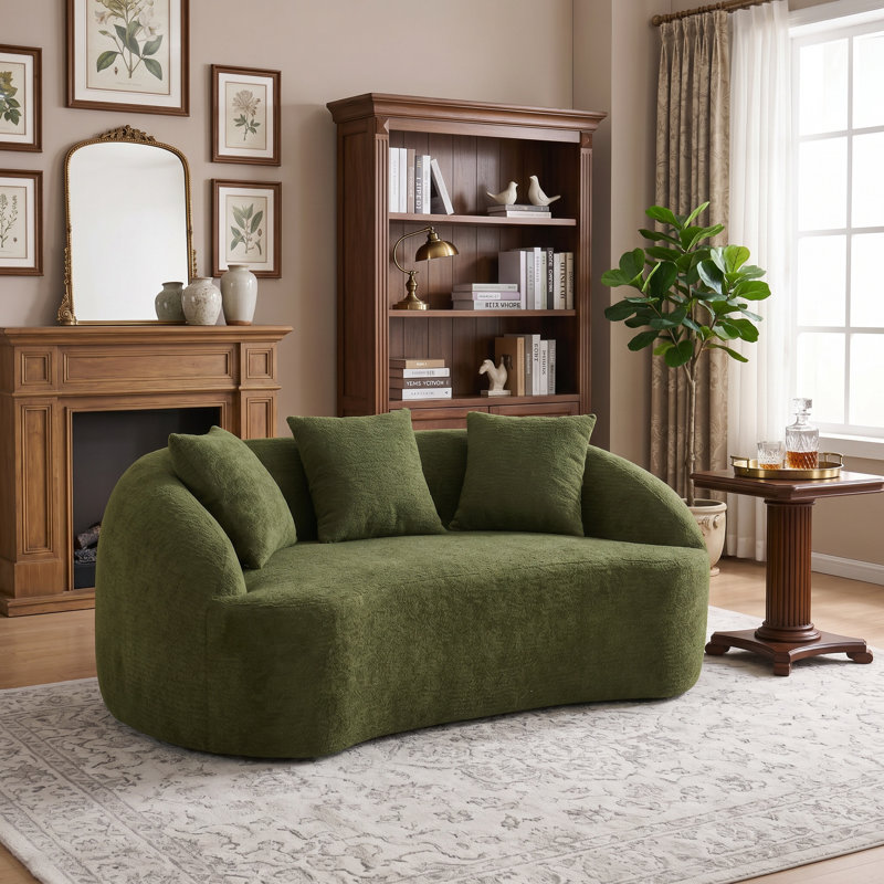 Causeuse Curve, Green