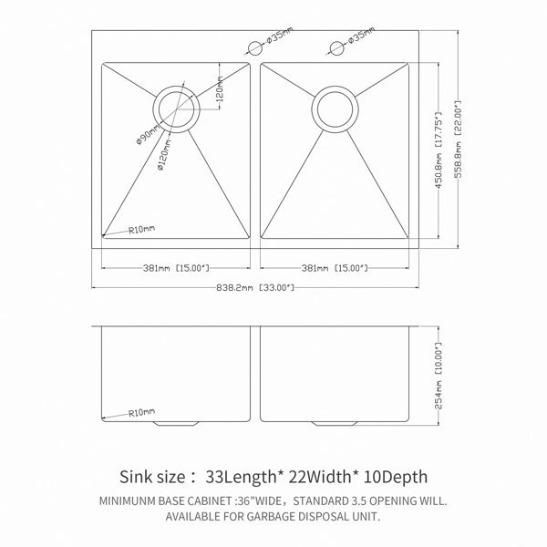 Dimensions du produit