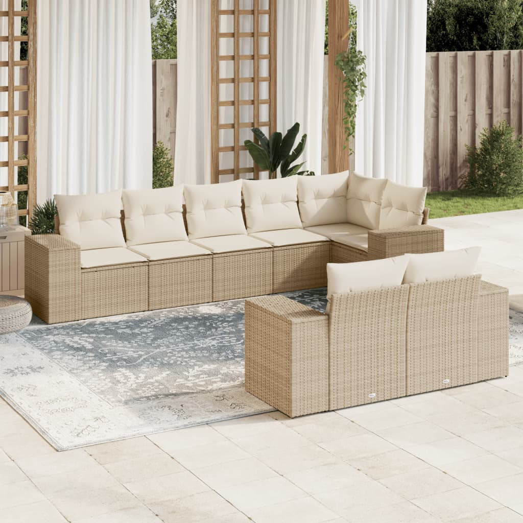 Gartensofa mit Kissen