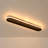 31.7" Farmhouse Wood Grain Led Long Oval Round Semi Flush Mount