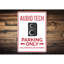 Enseigne en aluminium Audio Tech-619821907