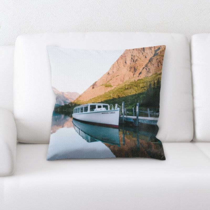 Microsuede Throw Pillow