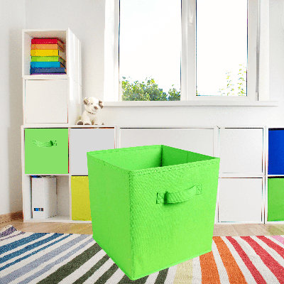 Cube ou bac en tissu pliable