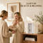 Serre-livres en imitation travertin (lot de 2), supports de livres arqués en résine pour étagères, bureaux et décoration de bureau à domicile