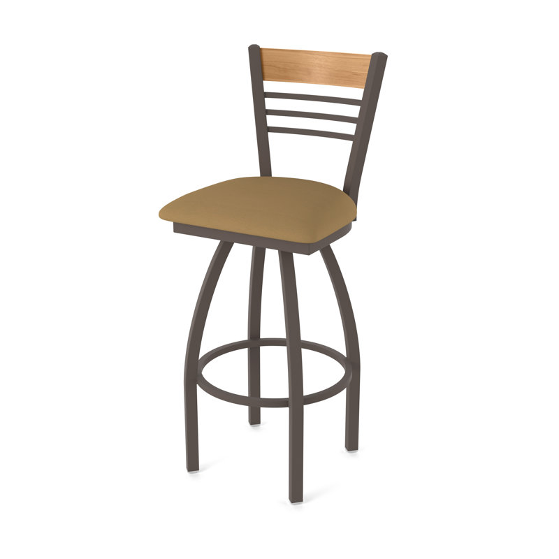 Tabouret de comptoir pivotant 880 Eleanor, Bronze, Doré, Tabouret de comptoir (siège d’une hauteur de 25