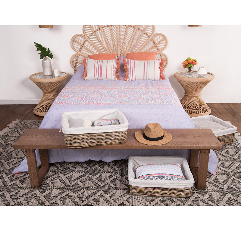 Panier en rotin Ayriauna, H 6 po x l 20 po x p 15 po